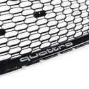 RS style Grille For 8V Facelift A3/S3 - Black w/ Black Surround and Silver Quattro-2
