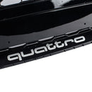 RS Style Grille - 8W A5/S5/RS5 Pre-Facelift - Black With Black Frame - Silver Quattro-3