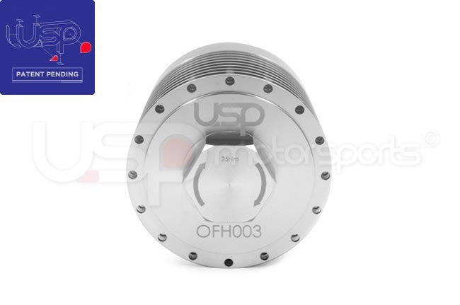 USP COOL FLOW ALUMINUM OIL FILTER HOUSING FOR 3.0T