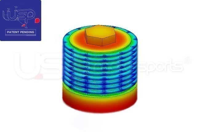 USP COOL FLOW ALUMINUM OIL FILTER HOUSING FOR 3.0T