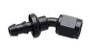 Vibrant Push-On 30 Degree Hose End Elbow FittingSize -6AN-1