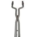 Kooks 10-15 Chevy Camaro SS/ZL1/1LE w/o Ground Effects 3in Race Catted Exhaust w/ X-Pipe-3