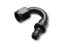 Vibrant -8AN Push-On 150 Deg Hose End Fitting - Aluminum-1