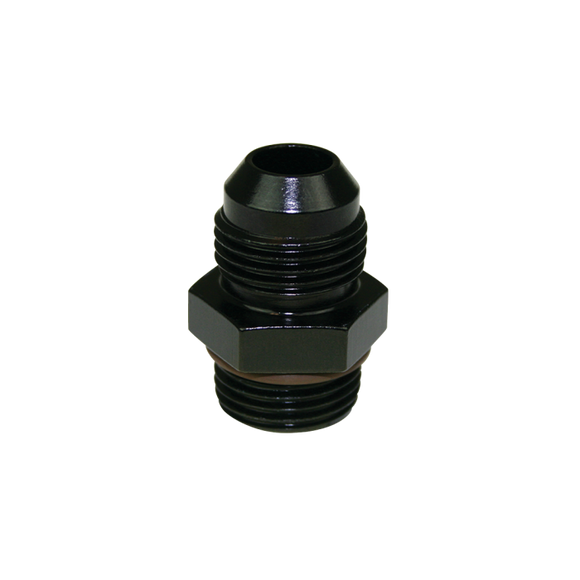 Moroso Dry Sump/External Oil Pump Fitting -8An Male to -8An Straight w/O-Ring - Aluminum - Single