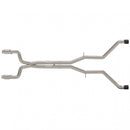 Kooks 3" Catted Header-Back Muffler Delete Exhaust w/Black Tips.-1