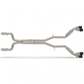 Kooks 3" Catted Header-Back Street Screamer Exhaust w/Black Quad Tips.