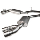 Kooks 3" SS GREEN Catted Header-Back Exhaust w/SS Quad Tips. 2016-2024 Camaro SS/ZL1. Tips-2