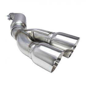 Kooks 2016 + Chevrolet Camaro SS 3in Axle Back Exhaust System w/ Mufflers and Polished Quad Tips - 0