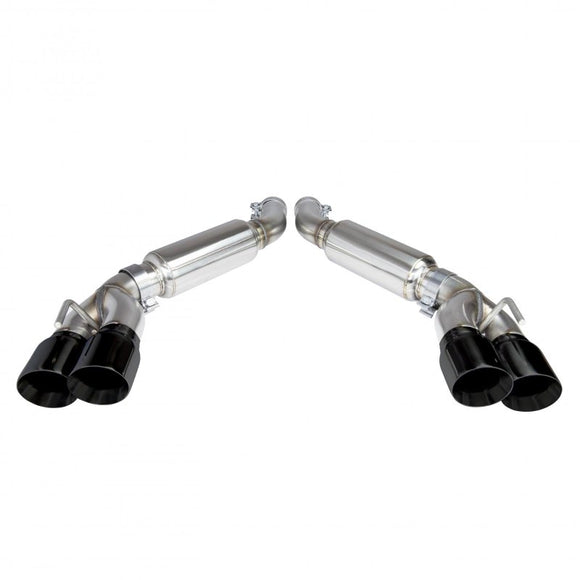 Kooks 2016 + Chevrolet Camaro SS LT1 3in Axle Back Exhaust System w/ Mufflers and Black Quad Tips