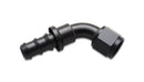 Vibrant Push-On 60 Degree Hose End Elbow FittingSize -6AN-1