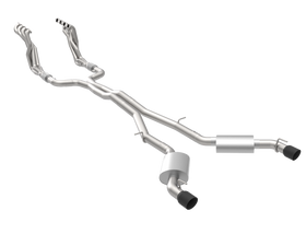 Kooks 16-22 Chevrolet Camaro SS 2in Headers w/ GREEN Exhaust Kit Black Dual Tips