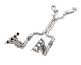 Kooks 16-22 Chevrolet Camaro SS 2in Headers w/ GREEN Exhaust Kit Polished Quad Tips - 0
