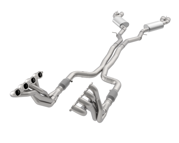 Kooks 16-22 Chevrolet Camaro SS 2in Headers w/ GREEN Exhaust Kit Polished Quad Tips
