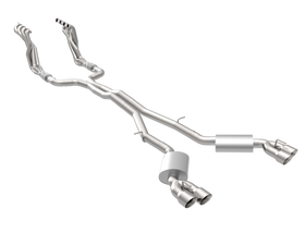 Kooks 16-22 Chevrolet Camaro SS 2in Headers w/ GREEN Exhaust Kit Polished Quad Tips