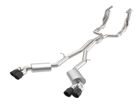 Kooks 16-22 Chevrolet Camaro SS/ZL1 2in Headers w/ GREEN Exhaust Kit Black Quad Tips