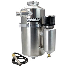 DRY SUMP TANK, 2 PC 60 40 SPLIT, 16.5 IN TALL, 7 IN DIA, WITH BREATHER TANK, DRAG RACE
