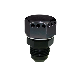 Moroso Positive Seal Vented Fitting -10An Male - Aluminum - Single