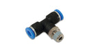 Vibrant Male Tee 1-Touch Fitting for 1/4in OD Tube (1/8in NPT)-1