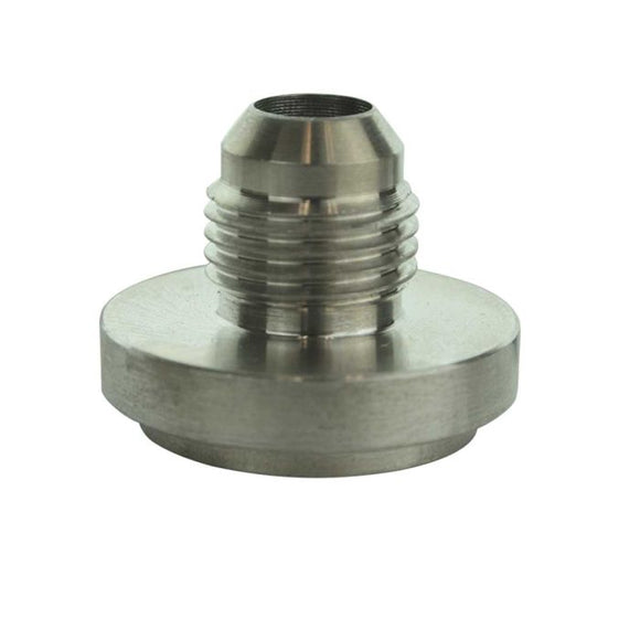 Moroso -6An Male Weld-On Bung - Aluminum - Single