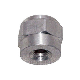 Moroso 1/8in NPT Female Weld-On Bung - Aluminum - Single