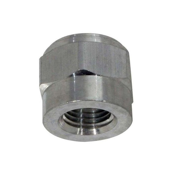 Moroso 1/4in NPT Female Weld-On Bung - Aluminum - Single
