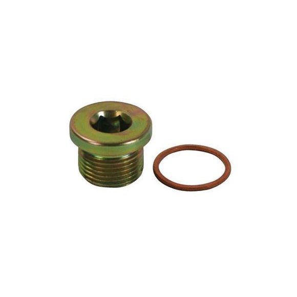 Moroso Low Warning Sensor Plug w/Copper Washer - M20 x 1.5 Thread - Steel - Single