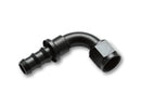 Vibrant -4AN Push-On 90 Deg Hose End Fitting - Aluminum-1