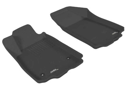 3D MAXpider 2012-2020 Chevrolet Sonic Kagu 1st & 2nd Row Floormats - Black