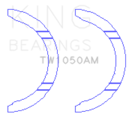 King Mitsubishi EVO X 4B11T/Hyundai G4KC/G4KD/G4KE Thrust Washer Set - 0