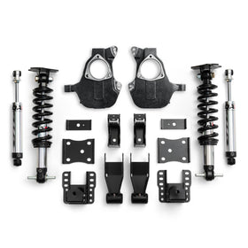LK21-GMT03 4/6 Lowering Kit, 14-18 Silverado/Sierra 1500, 2WD, Stamped Steel/Aluminum Arms, Single Adjustable