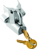 Bikers Choice Chrome Motorcycle Helmet Lock Fits 7/8 - 1 1/4 Tubing-1