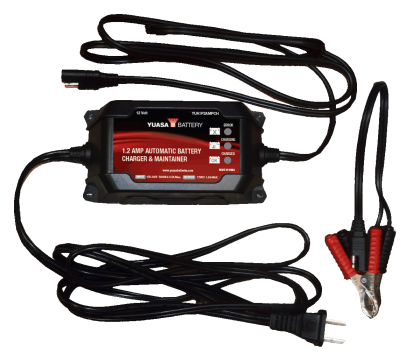 Yuasa 1.2 Amp Charger & Maintainer (12V)