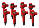 MSD Coil. 98-10 Toy/Lex 4.7L V8. 8Pk. Red-1