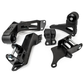 Innovative 90-93 Integra K-Series Black Steel Mounts 95A Bushings (Not K24 Trans)