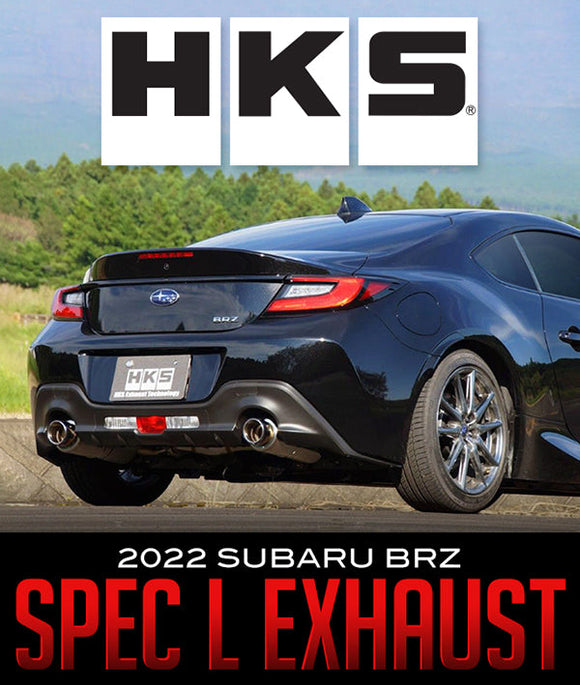 HKS SPEC L EXHAUST SYSTEM: 2022 SUBARU BRZ