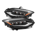 AlphaRex 23-24 Nissan Z NOVA-Series LED Projector Headlights Black w/Activation Light & Seq.Sig-1
