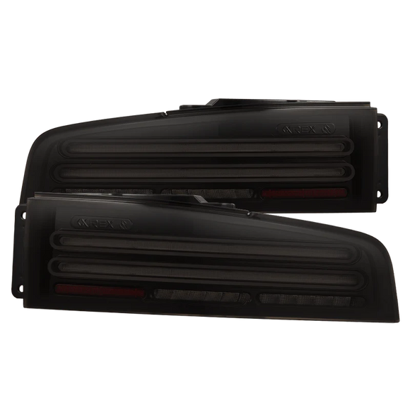 AlphaRex 23-25 Nissan Z Nova-Series Twin-Loop Style Prismatic LED Tail Lights - Alpha Black