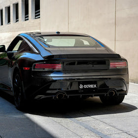 AlphaRex 23-25 Nissan Z Nova-Series Twin-Loop Style Prismatic LED Tail Lights - Alpha Black - 0