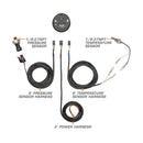 2-1/16" 10 Color Digital Dual 400 PSI Transmission Pressure & 300F Temperature Gauge Kit-2