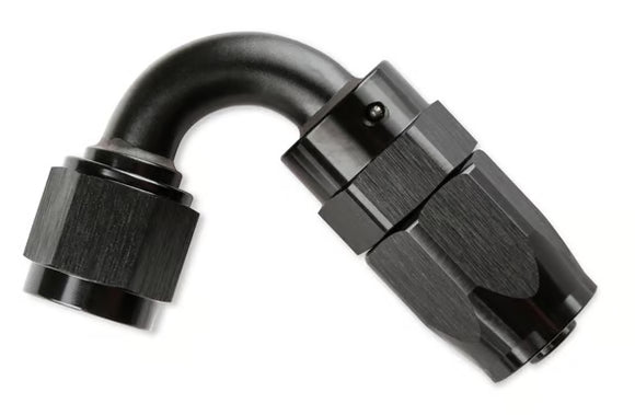Mr. Gasket -10 AN 120 Degree Swivel Hose End - Black