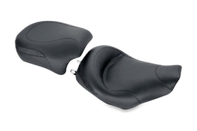 Mustang 97-07 Harley Road King, 06-07 Street Glide, 00-05 Eagle Std Touring Solo Seat - Black