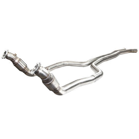 Kooks 3" SS GREEN Catted Downpipes. 2016-2018 Cadillac ATS-V. - 0