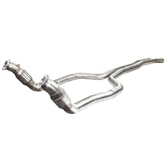 Kooks 3" SS GREEN Catted Downpipes. 2016-2018 Cadillac ATS-V.