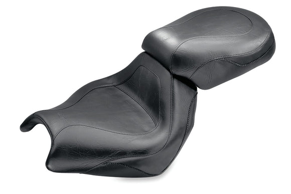 Mustang 02-08 Honda VTX1800C Sport Touring 2PC Seat - Black
