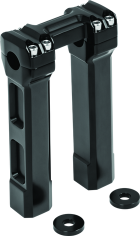 Kuryakyn 8inch Billet Handlebar Risers Black