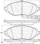 Audi VW Brake Pad Set - StopTech 309.16330-6