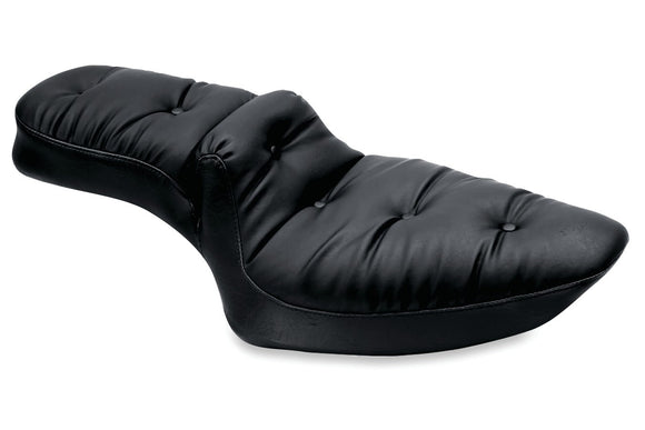 Mustang 04-21 Harley Sportster Duke 1PC Seat Regal - Black