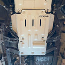 RIVAL Aluminum Transmission Catalytic Converter Transfer Case Skid Plate 2010-2024 Toyota 4Runner 5Gen-2