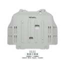 RIVAL Aluminum Transmission Catalytic Converter Skid Plate 2024-2025 Toyota Tacoma 4Gen 4WD 2WD Except Hybrid Compatible With TRD*-1