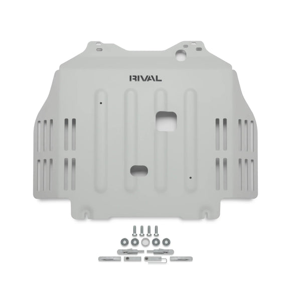 RIVAL Aluminum Transmission Catalytic Converter Skid Plate 2024-2025 Toyota Tacoma 4Gen 4WD 2WD Except Hybrid Compatible With TRD*